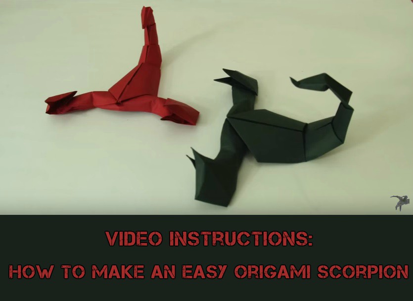 How to make an easy origami scorpion